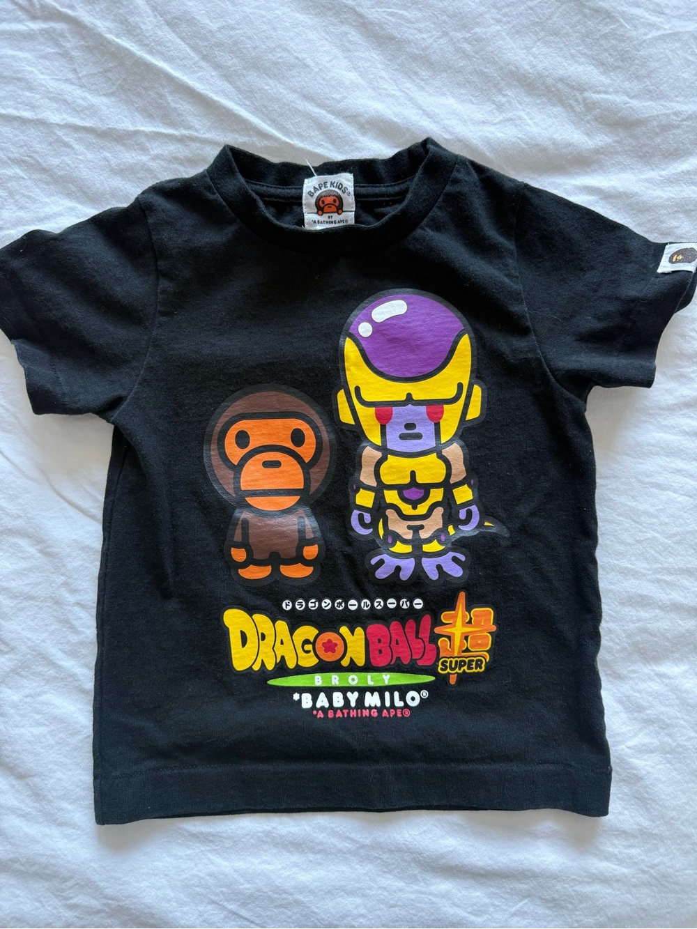 Bape x Dragonball Z - Kids Black Tee